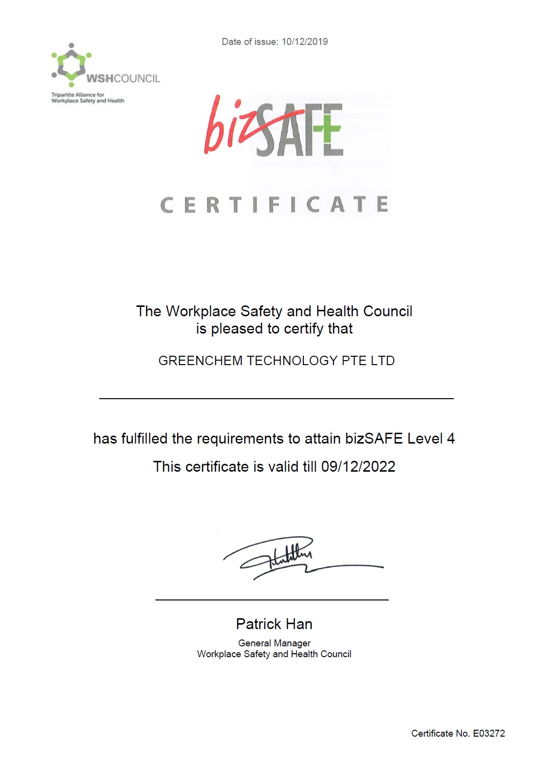 Bizsafe Level 4 Bizsafe Level 4